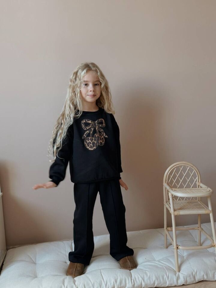 3 İplik Şardonlu Kirazlı Takım