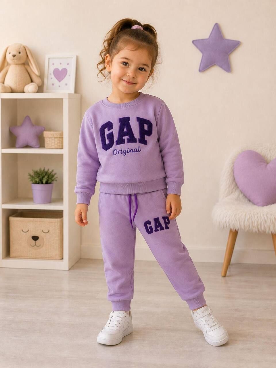 3 İplik Lila Takım