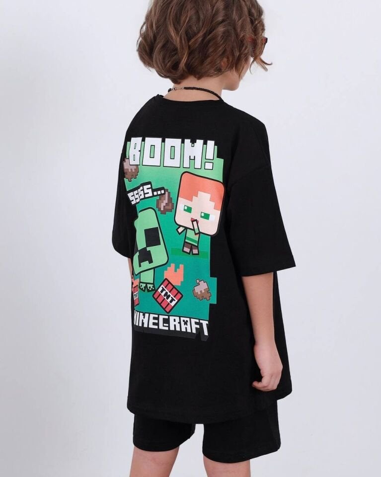 Minecraft şortlu takım