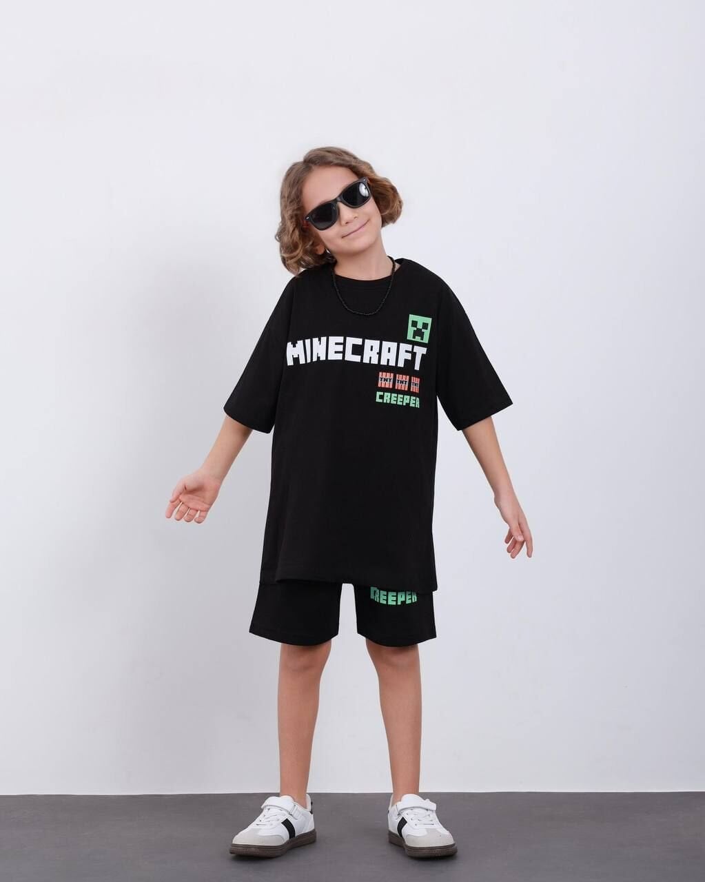 Minecraft şortlu takım