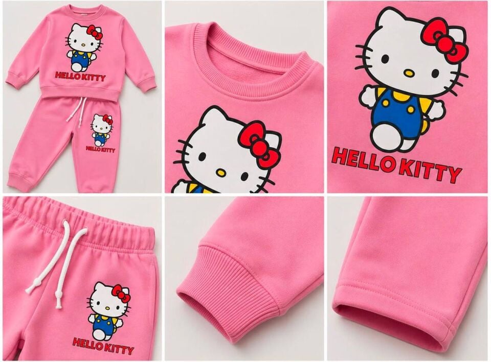 3 İplik Hello Kity Takım