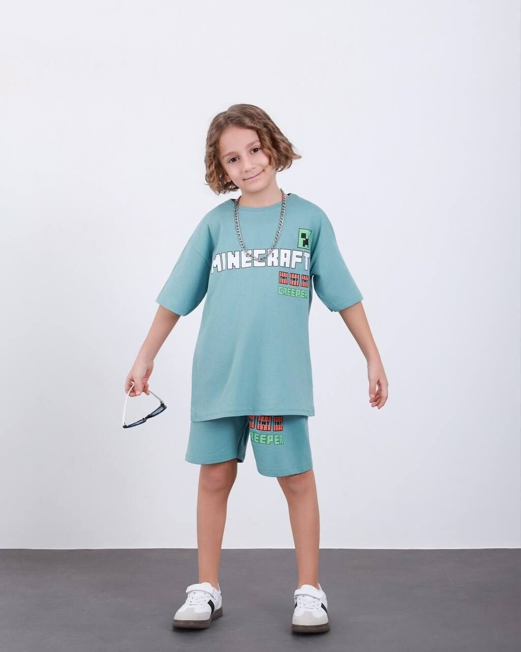 Minecraft şortlu takım