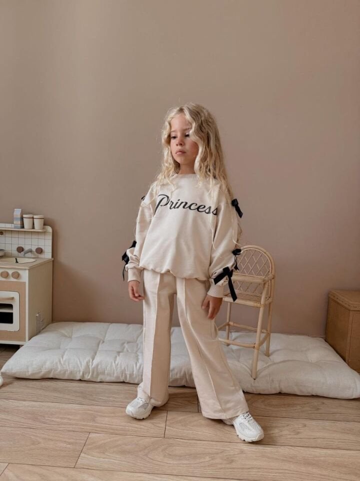 2 ip koyu açık kahve takım (5-14 yaş )