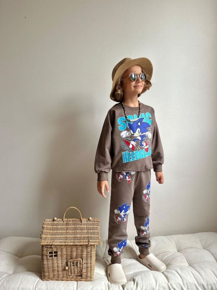 2 İp Kahverengi Sonic Takım