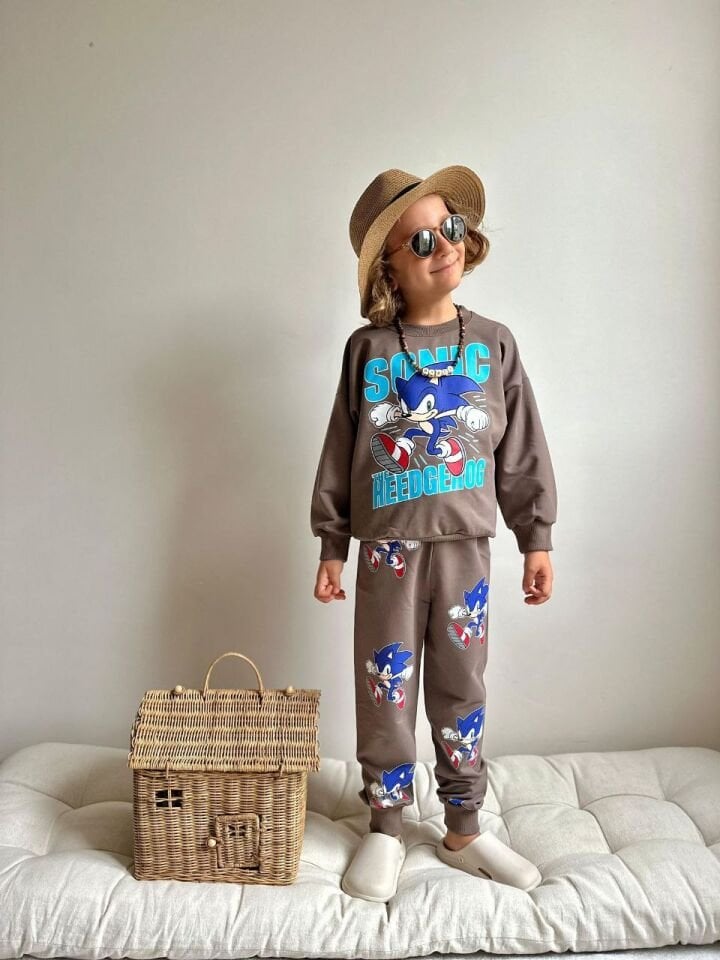 2 İp Kahverengi Sonic Takım