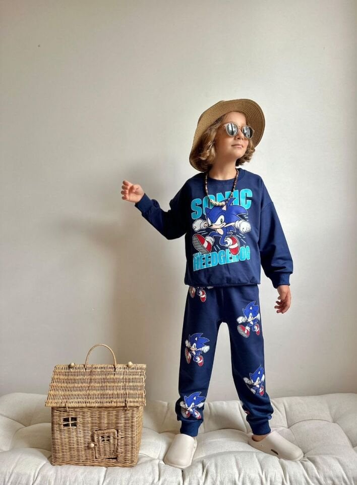 2 İp Koyu Lacivert Sonic Takım