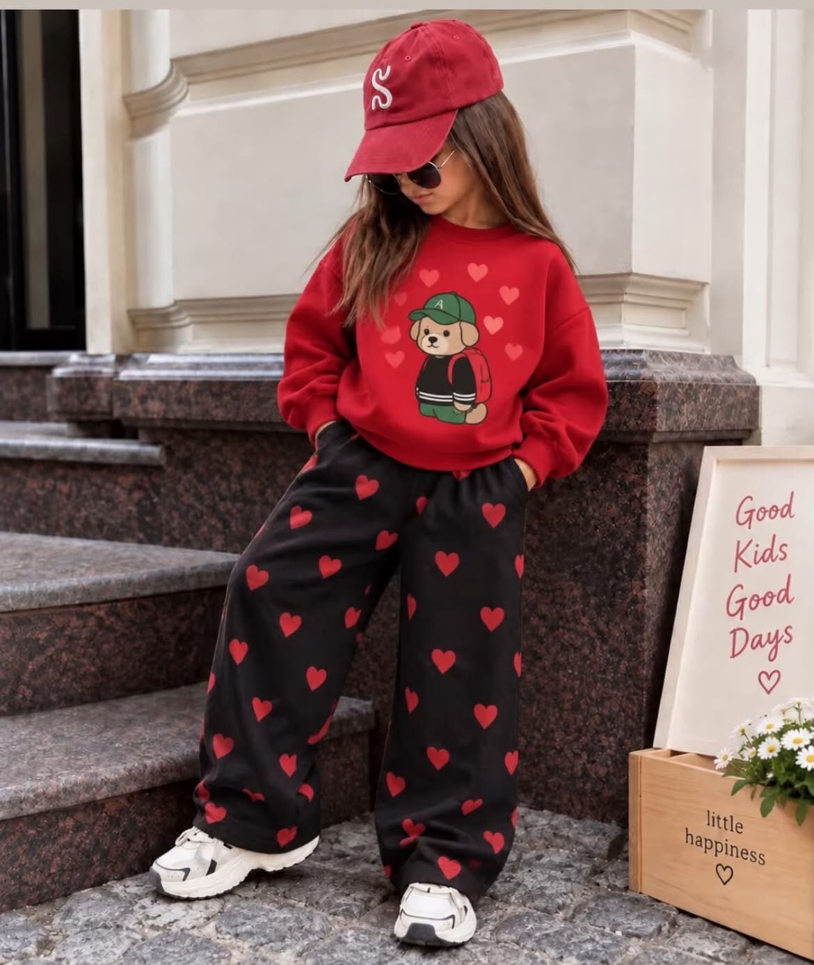 Üst 3 İplik Alt Gabardin Kumaş Teddy Kırmızı Takım