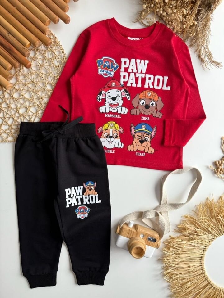 2 ip Paw patrol kırmızı takım