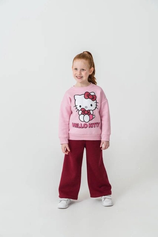 3 İplik Şardonlu Hello Kity Takım