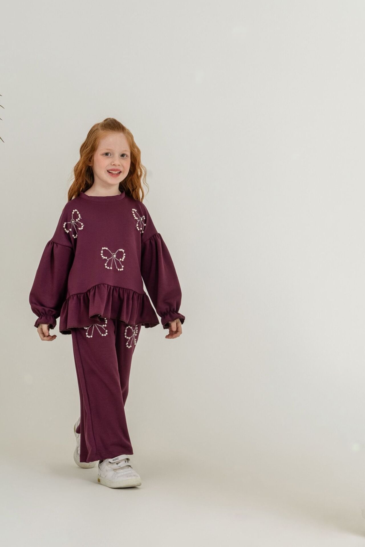 Oysho kumaş bordo takım