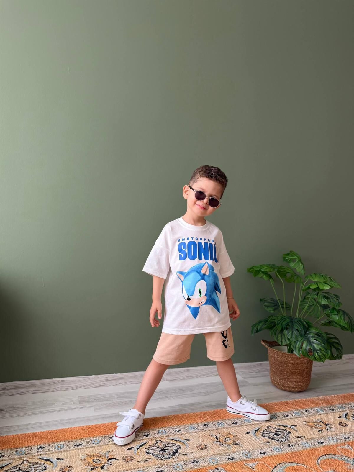 Sonic Şortlu Takım
