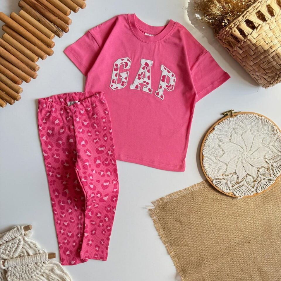 Leopar Desenli Taytlı Takım