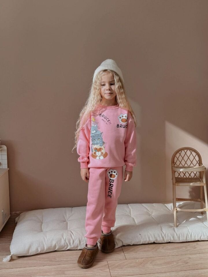 3 İplik Şardonlu Kedi Detaylı Takım