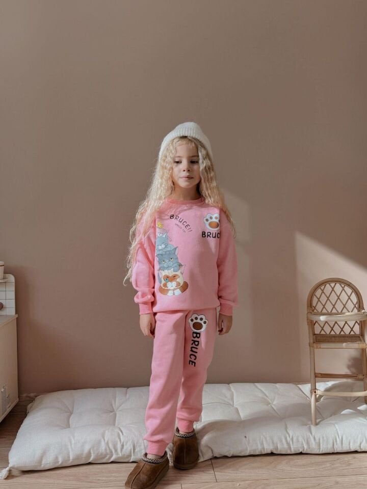 3 İplik Şardonlu Kedi Detaylı Takım