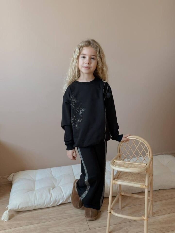 2 İplik Yıldız Desenli Taşlı Takım(5-14)