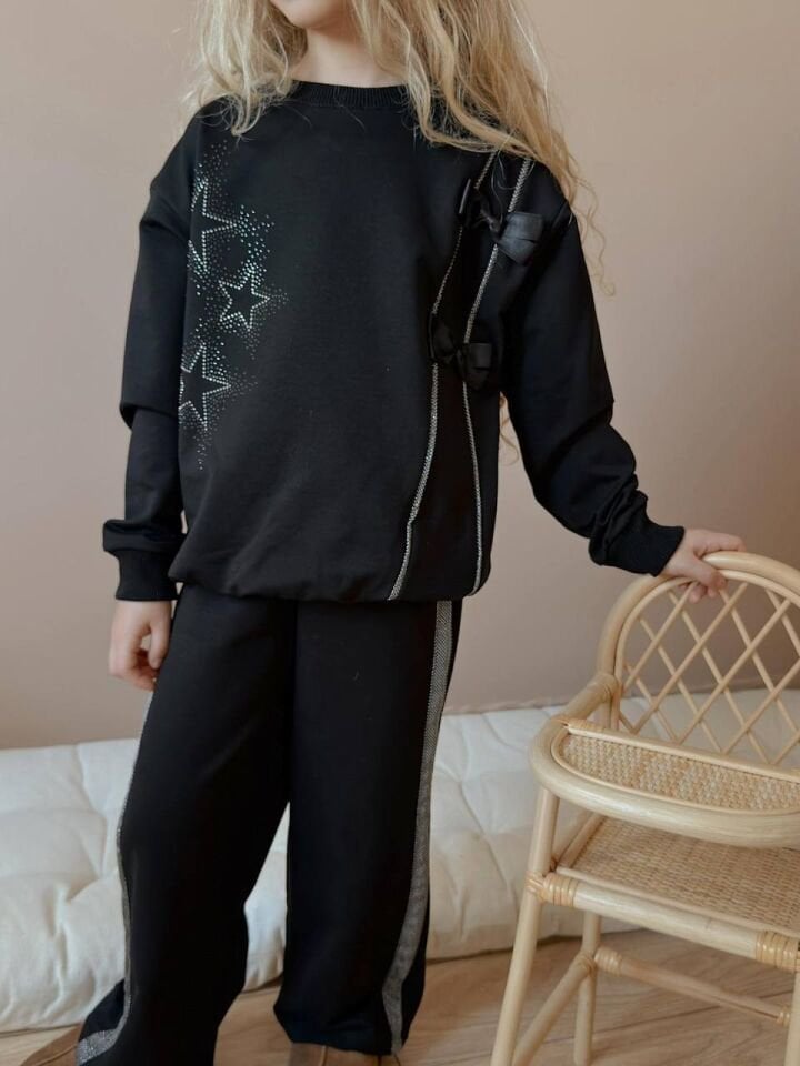 2 İplik Yıldız Desenli Taşlı Takım(5-14)