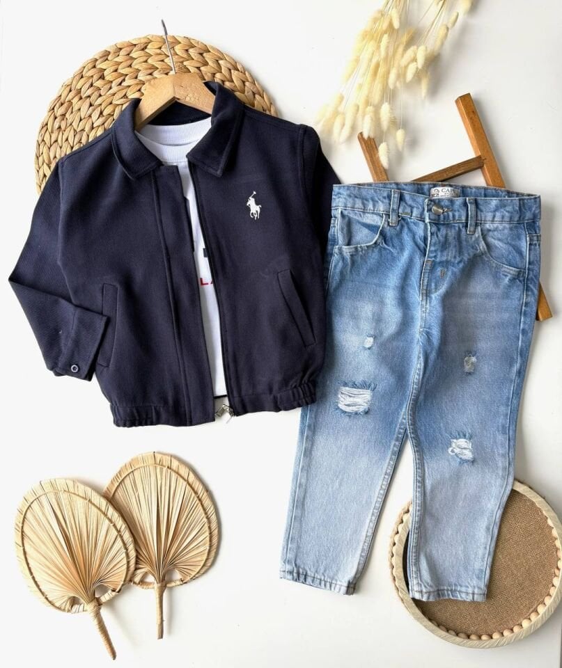 Gabardin 3’lü Takım